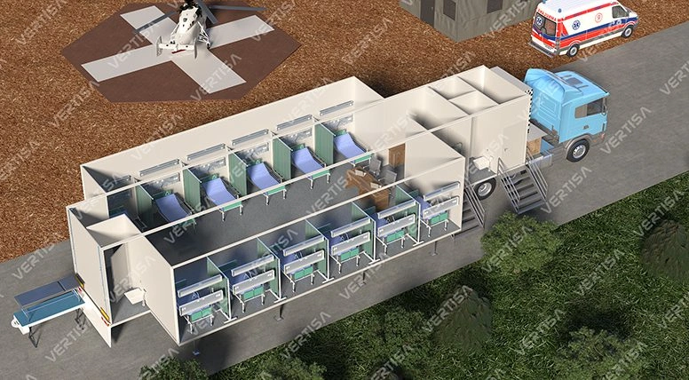 mobile-features of field hospitals