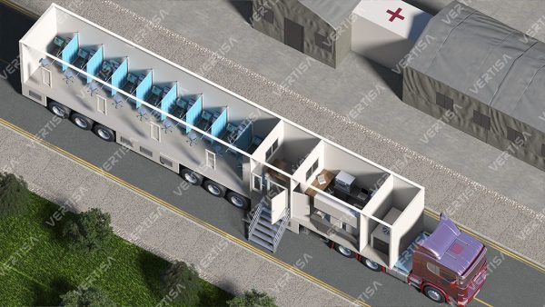 Vertisa Mobile Blood Donation Unit Trailer