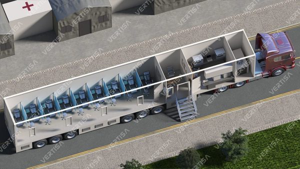Vertisa Mobile Blood Donation Unit Trailer - Görsel 2