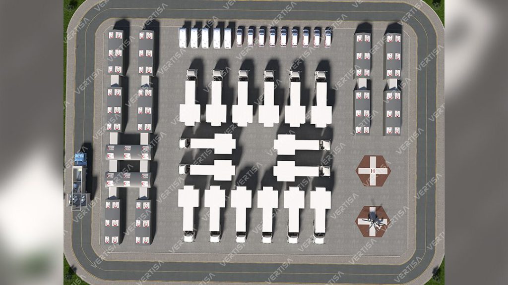 Mobile Hospital Layout Mobile Hospital | Vertisa Portable Healthcare Solutions
